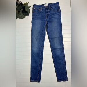 Madewell high rise skinny jeans women’s 27 9”